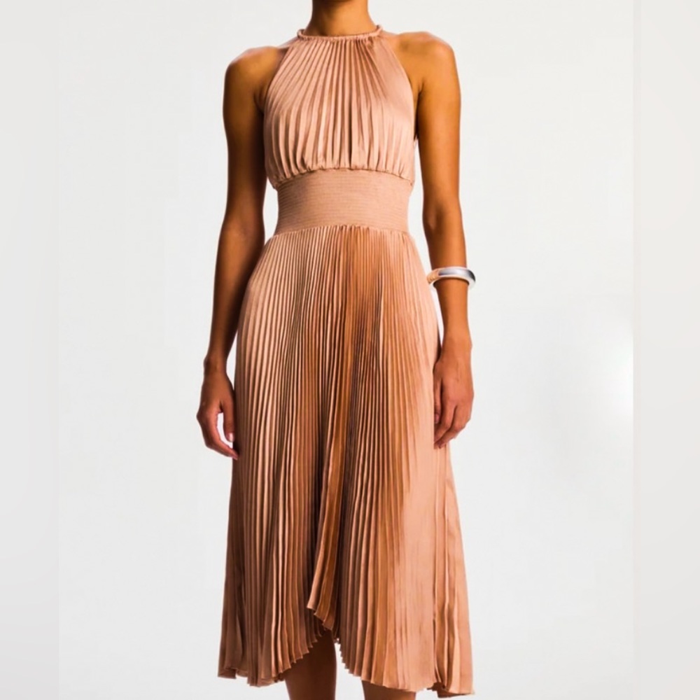 A.L.C Renzo II Pleated MIDI Dress  Size 4-6